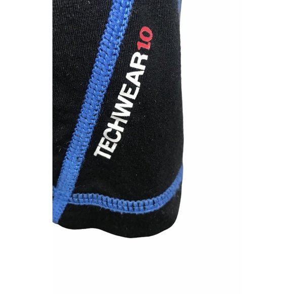 Aria Vail Cascade Athletic Club & Spa Trainer Tech wear 1.0 Shirt Black Blue S - Picture 3 of 7